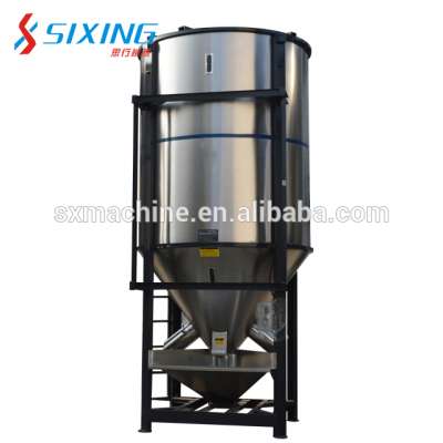 big silo of plastic material mixing machine